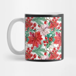 Cute Christmas Pattern - Christmas Baubles Happy Merry Christmas Christmas wrapping paper Cute Santa Claus Pattern Cute Xmas 25th December Dragonfly Christmas Tree Holiday Time Mug